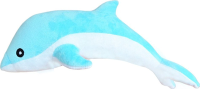 Lodër pelushi delfin pa markë, 70 cm, përqafues, blu