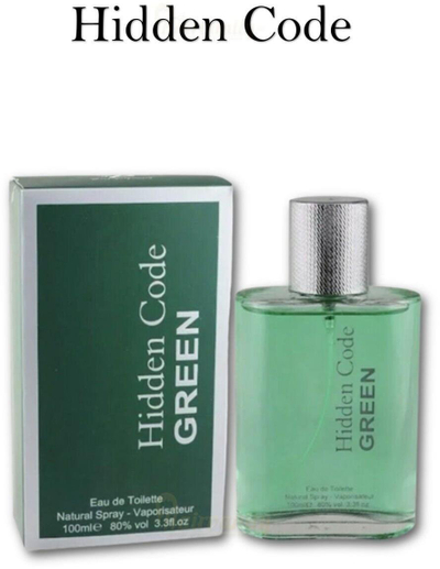 Parfum Fine Perfumery Hidden Code Green, Eau de Toilette, 100ml, jeshil