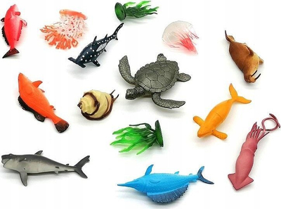 Set lodrash detare Undersea World, 14 copa, PVC, shumëngjyrësh
