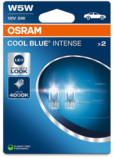 Llamba makine OSRAM 2825CBN, W5W 12V 5W, COOL BLUE INTENSE, dritë e ftohtë