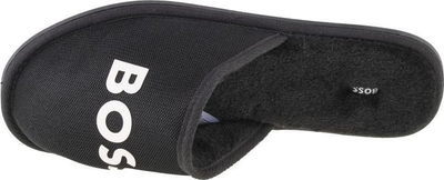 Shapka për fëmijë Boss Logo Slippers Jr J29312-09B, sintetike, e zezë