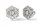 Vathë për femra Guess La Fleur JUBE04558JWRHT/U, të argjendtë