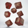 Zarë RPG Q-Workshop Dwarven Gems, set zare, shumëngjyrëshe