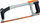 Sharrë dore Bahco 325 Frame Saw, për hekur 300 mm, me dorezë të rehatsheme portokalli