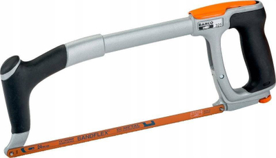 Sharrë dore Bahco 325 Frame Saw, për hekur 300 mm, me dorezë të rehatsheme portokalli