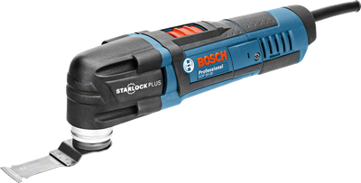 Vegël multifunksione Bosch GOP 30-28, 300W, me kabllo, blu