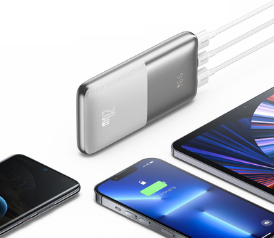 Powerbank Baseus Bipow Pro, 10000mAh, 20W USB C, i bardhë
