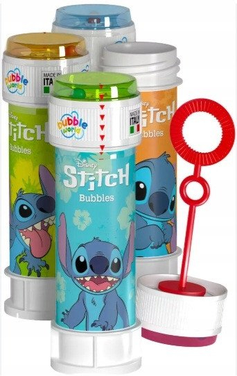 Lodër flluska sapuni Disney Stitch Bubble World, tub me labirint, 55ml, shumëngjyrëshe