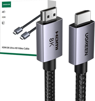 Kabllo HDMI Ugreen HD171, 1m, HDMI 2.1, 8K, i zi