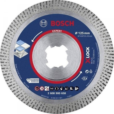 Disk prerës Bosch X-Lock HC Dia, 125mm, diamant, gri