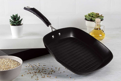 Tigan grilë Berlinger Haus Black Professional Line, 28cm, me veshje graniti, i zi