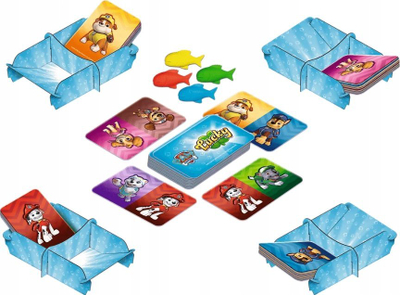 Друштвена игра Spin Master Lucky Game Paw Patrol 02593, семејна, за деца