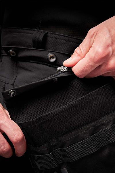 Работни панталони Helly Hansen Cnct Essential Pocket 2, издржлив најлон, функционални џебови, сиви