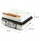 Makinë waffle Domo DO9280W, 1400W, me shtresë qeramike, e bardhë