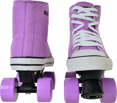 Ролери на четири тркала Roces Chuck Classic Roller 550030, тркала 54 mm PVC, лежишта ABEC 1, виолетови