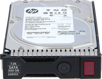 Disk i brendshëm HPE Midline 658103, 500GB, 7200RPM SATA 3.5", i zi
