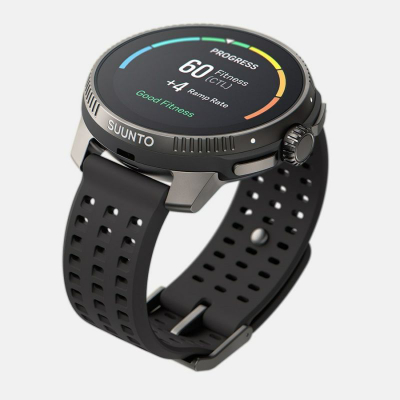 Ora sportive Suunto Race Titanium, AMOLED, GPS, gri e zezë
