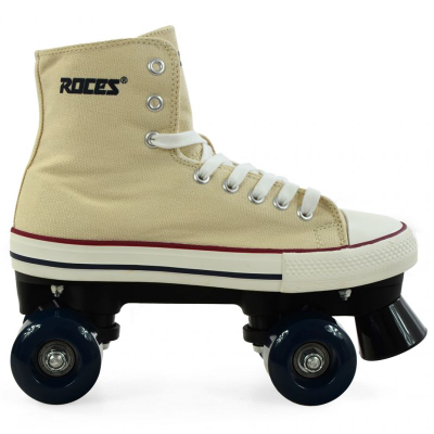 Patina me rrota Roces Chuck Classic, kanavacë, rrota PVC, krem