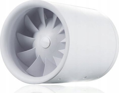 Ventilator kanali Ventilex Quietline 100, 100 m³/h, i bardhë