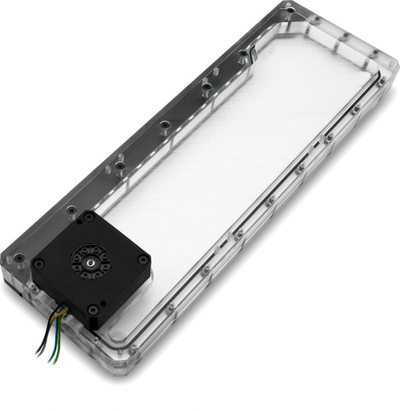 Rezervuar me pompë EK Water Blocks EK-Quantum Kinetic FLT 360 DDC PWM D-RGB, 360 mm, akril, i tejdukshëm, i zi