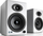 Звучници за полица Audioengine A5+ Wireless, блутут, стерео, бели