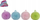 Top antistres Toys Amsterdam Squeeze Ball Fluffy Junior, 9 cm, silikon, jeshil