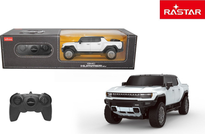 Makina me pult Rastar RC Hummer EV, shkallë 1:26, plastike ABS, e bardhë