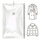 Qese vakum për rroba Ordinett Ordispace Hanging Dress, 70x140cm, transparente