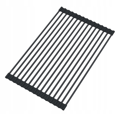 Tabaka pikimi Folding Steel Mat Black Edition, inoks, 36.5 cm, e zezë mat