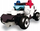 Set ndërtimi LaQ Hamacron Constructor Mini Police Car, 47 pjesë, lodër për kalamaj, shumëngjyrëshe