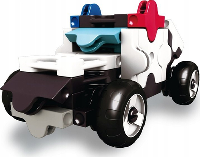 Set ndërtimi LaQ Hamacron Constructor Mini Police Car, 47 pjesë, lodër për kalamaj, shumëngjyrëshe