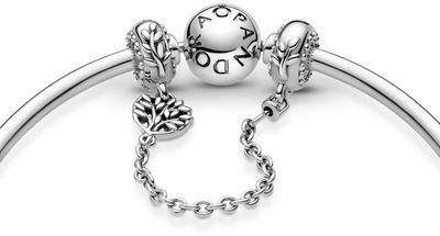 Varëse siguruese për byzylyk Pandora Tree of Life People 799293C00-05, e argjendtë