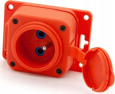 Prizë gome ELS Elektrotechnika TRGP-1, 230V, IP44, portokalli