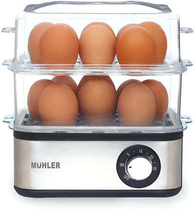 Zierëse vezësh Muhler ME-516, 500W, 16 vezë, gri inox