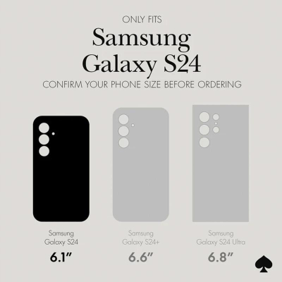Këllëf telefoni Kate Spade New York Hollyhock për Samsung Galaxy S24, i tejdukshëm me lule