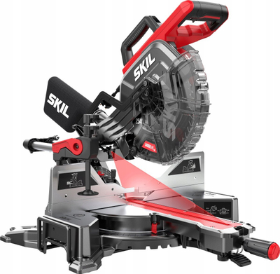 Sharrë kapak rrëshqitëse Skil 1320 AA, 254 mm, 2000 W, e zezë