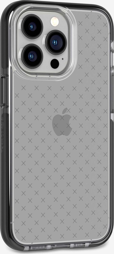 Kapak telefoni Tech21 Evo Check T21-9192 për iPhone 13 Pro, 6.1\", smokey black
