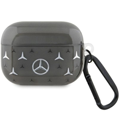 Mbulesë Mercedes-Benz MEAP8DPMGS për AirPods Pro, TPU, me stampë Large Star Pattern, e zezë