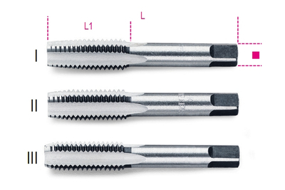 Çezmë dore Beta Tools 430, M18 x 2.5 mm, çelik kromi