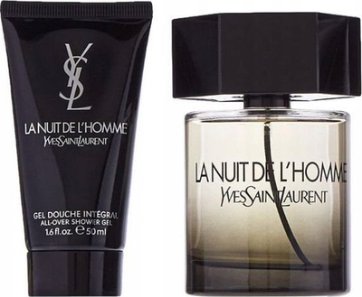 Подарок сет Yves Saint Laurent La Nuit De L'Homme, EDT 100ml, гел за туширање 50ml, за мажи