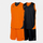 Спортски сет Joma Pack Reversible Kansas, без ракави, двостран, портокалов и црн