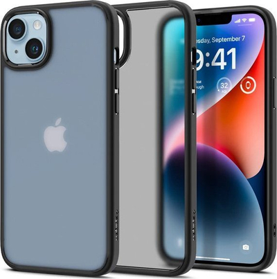 Mbrojtëse për telefon Spigen Ultra Hybrid për iPhone 14 Plus, e zezë