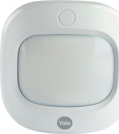 Детектор на движење Yale Intruder Alarm, безжичен, опсег 200 m, бел