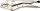 Kapëse çekiç për gozhdë Toolcraft 605206, 250 mm, çelik i fortum