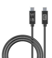 CELLULARLINE CTOC CABLE FAST TRANSFER 4 TAB BLACK