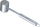 Çekiç për mish KingHoff KH-3180, çelik inox, 27x5 cm, ngjyrë argjendtë