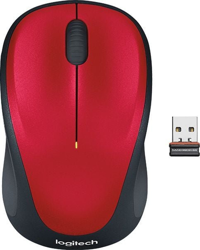 Mouse pa tel Logitech M235 me tapet Studio Series, 1000 DPI, USB, gri