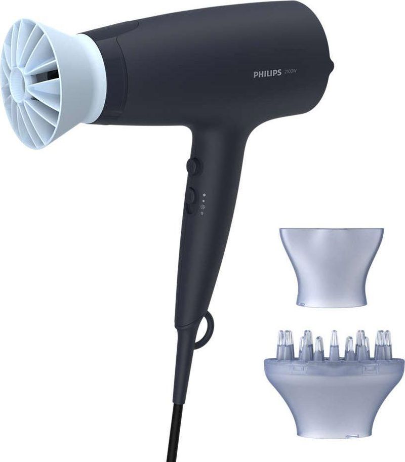 Tharëse e flokëve Philips Series 3000 BHD360 / 20, 2100W, e kaltër