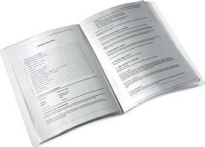 Album prezantimi Leitz WOW, A4, 20 xhepa, i verdhë