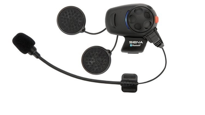Interkom për motor SENA SMH5, Dual Pack, Bluetooth 5.1, 400m, i zi